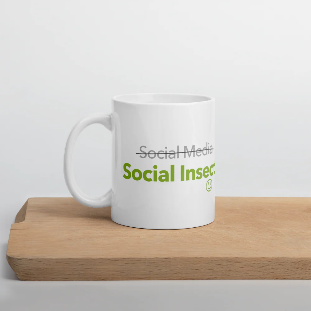 Social Insects Mug (White) - Image 3