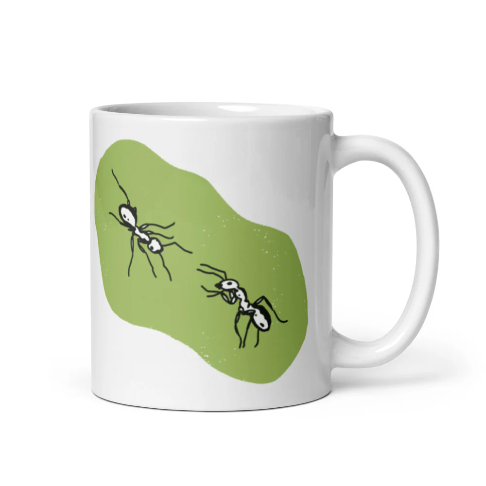 Two Ants Mug (White)
