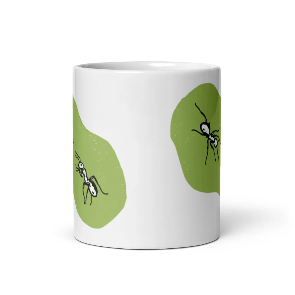 Two Ants Mug (White) - Image 3